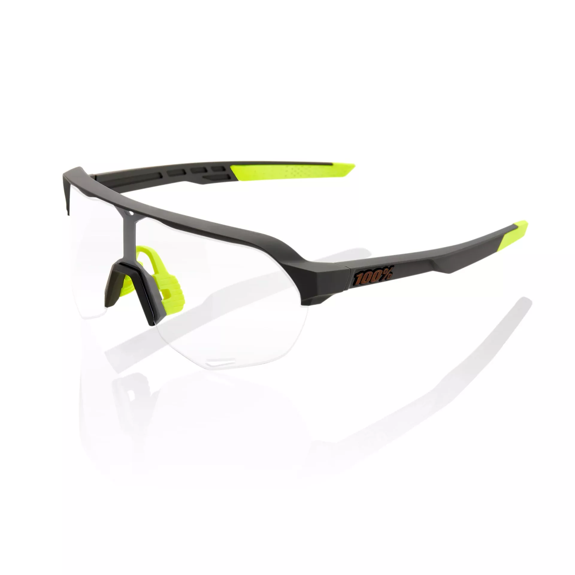 100% Glasses S2 Soft Tact Cool Black With Photochromic Lens
