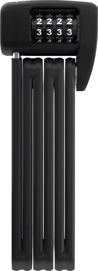 Abus BORDO Lite 6055C/85 Folding Lock - Combination, SH Bracket, 2.8', 5mm, Black, Black