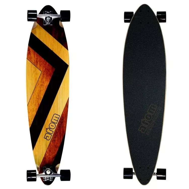 Atom 39" Pintail Longboard Woody 40013