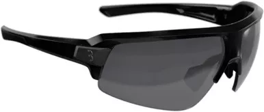 BBB Impulse Sports Glasses Glossy Black Frame Smoke Lens
