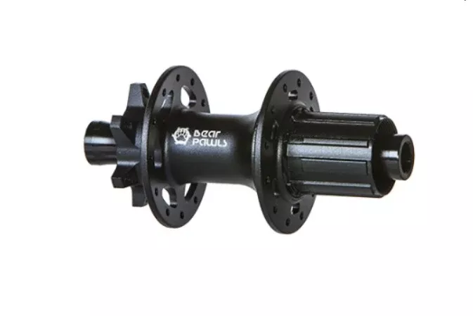 Bear Pawls Rear Hub BRD-004 8/11-Speed 12x142mm 24 Hole 6 Bolt Black