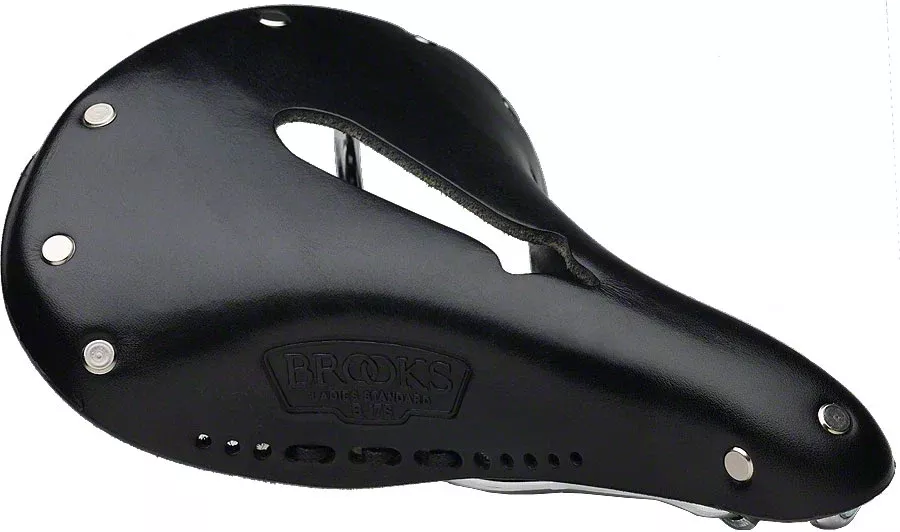 Brooks B17 Carved Saddle - Steel Black Women's
