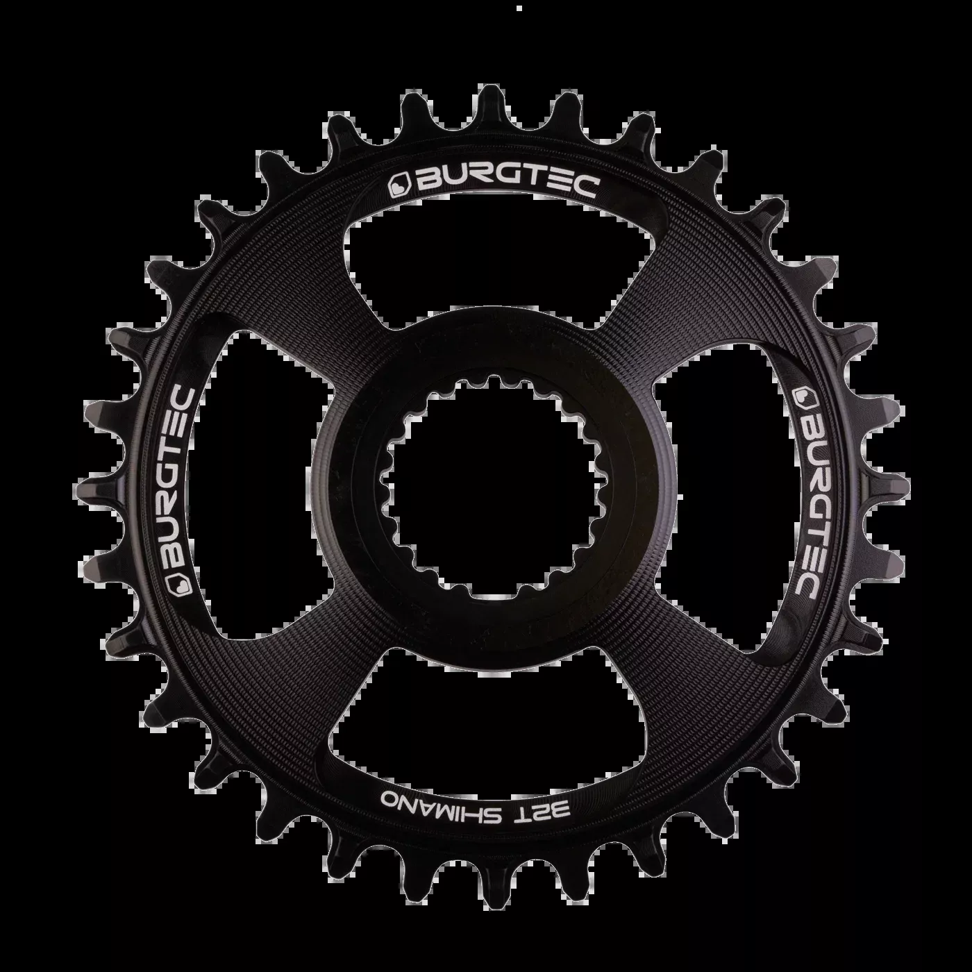 Burgtec Shimano Direct Mount Oval Thick Thin Chainring