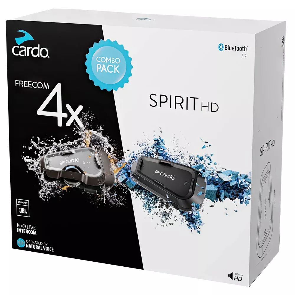 Cardo Freecom 4X & Spirit HD Combo Pack