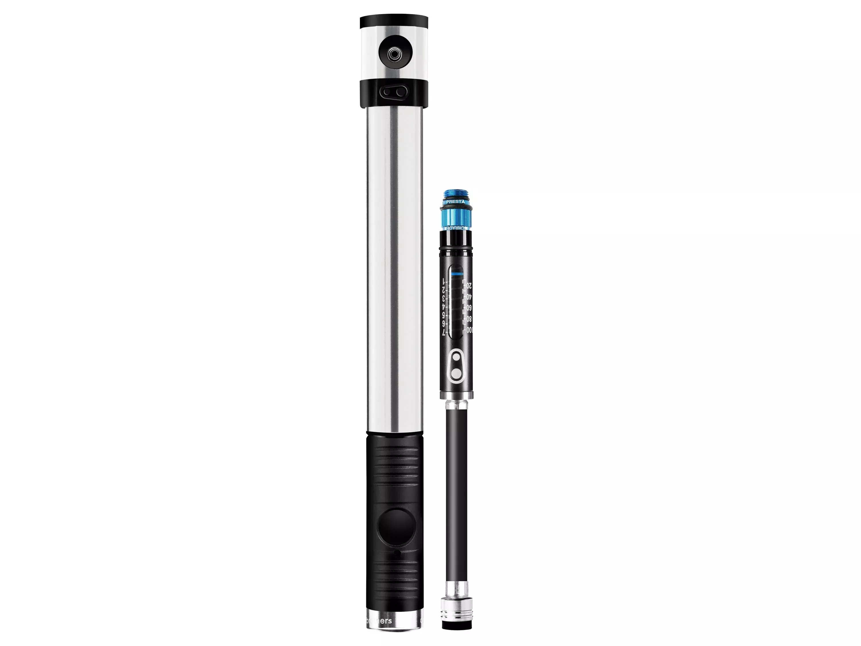 Crankbrothers Klic HV Gauge Silver Pump
