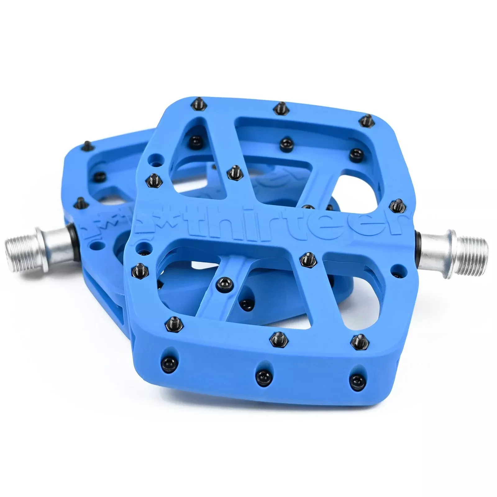 E-Thirteen Pedals Base Composite Flat Blue