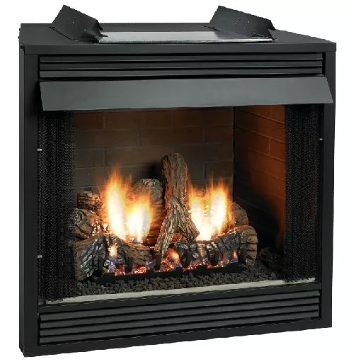 Empire Breckenridge Deluxe 36" Vent-Free Louvered Firebox, VFD36FB2ML