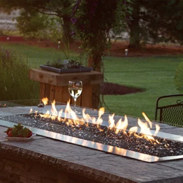 Empire Carol Rose 60" OL60TP Coastal Linear Vent Free Outdoor Gas Fire Pit