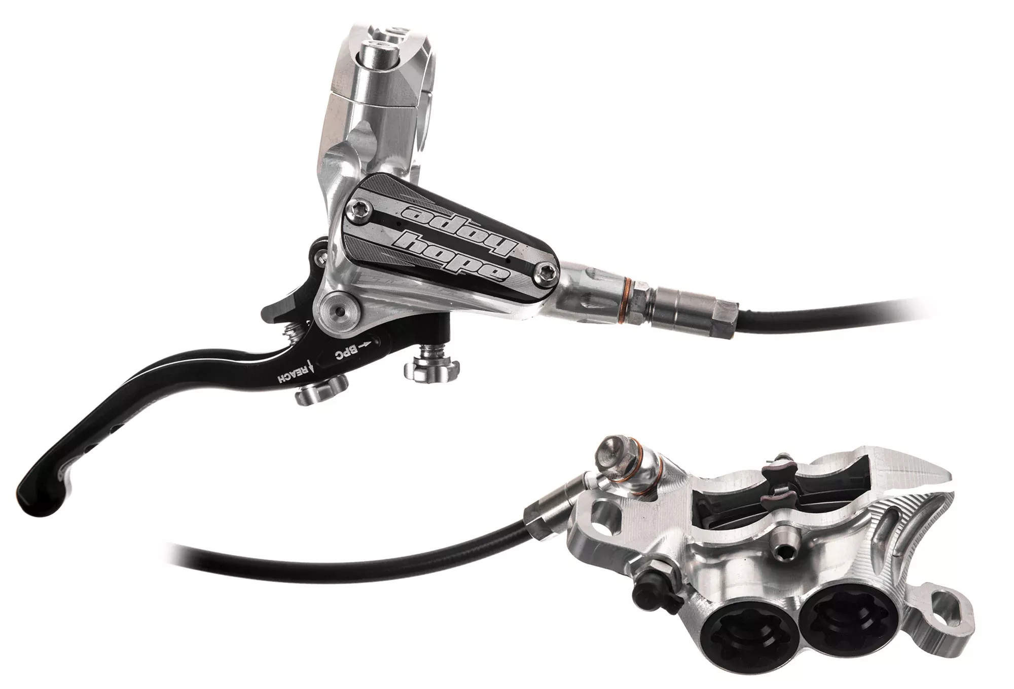 Freno Hope Tech 3 E4 No Rotor - Silver