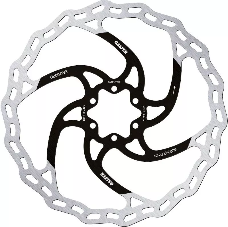 Galfer Brake Rotor Wave 6 Bolt Fixed MTB 1.8mm