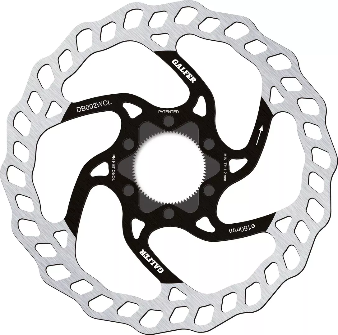 Galfer Brake Rotor Wave Centrelock Fixed MTB