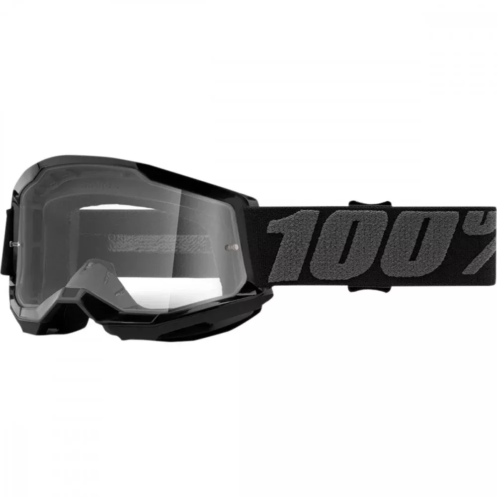 Goggles 100% The Strata 2 Junior Black Clear Lens