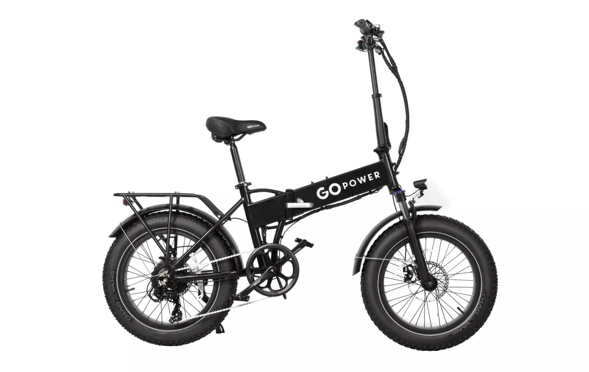 GoPowerBike GoExpress V2 750W 7 Speed Fat Tire Folding Electric Bike
