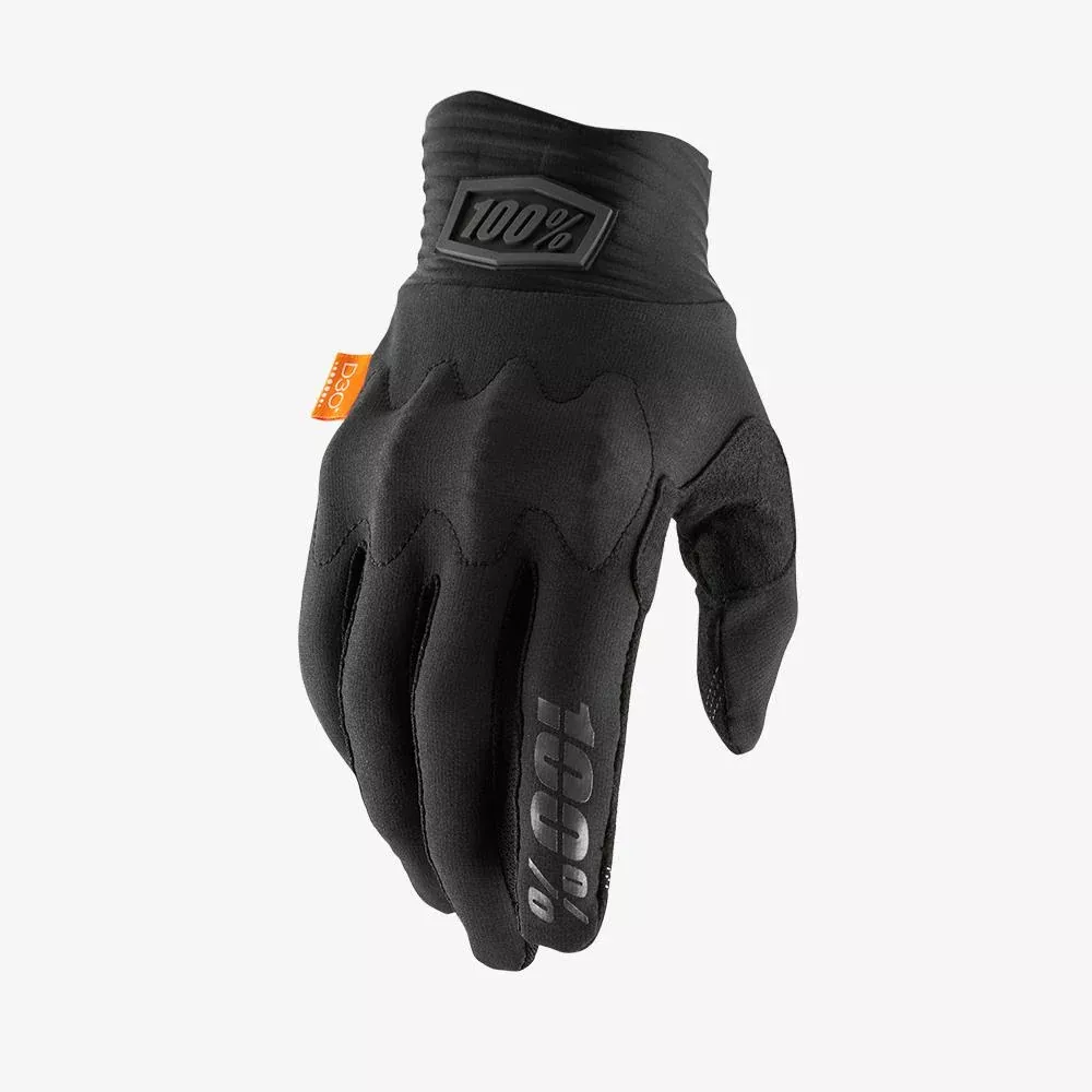 Guantes 100% COGNITO D30 BLACK/CHARCOAL