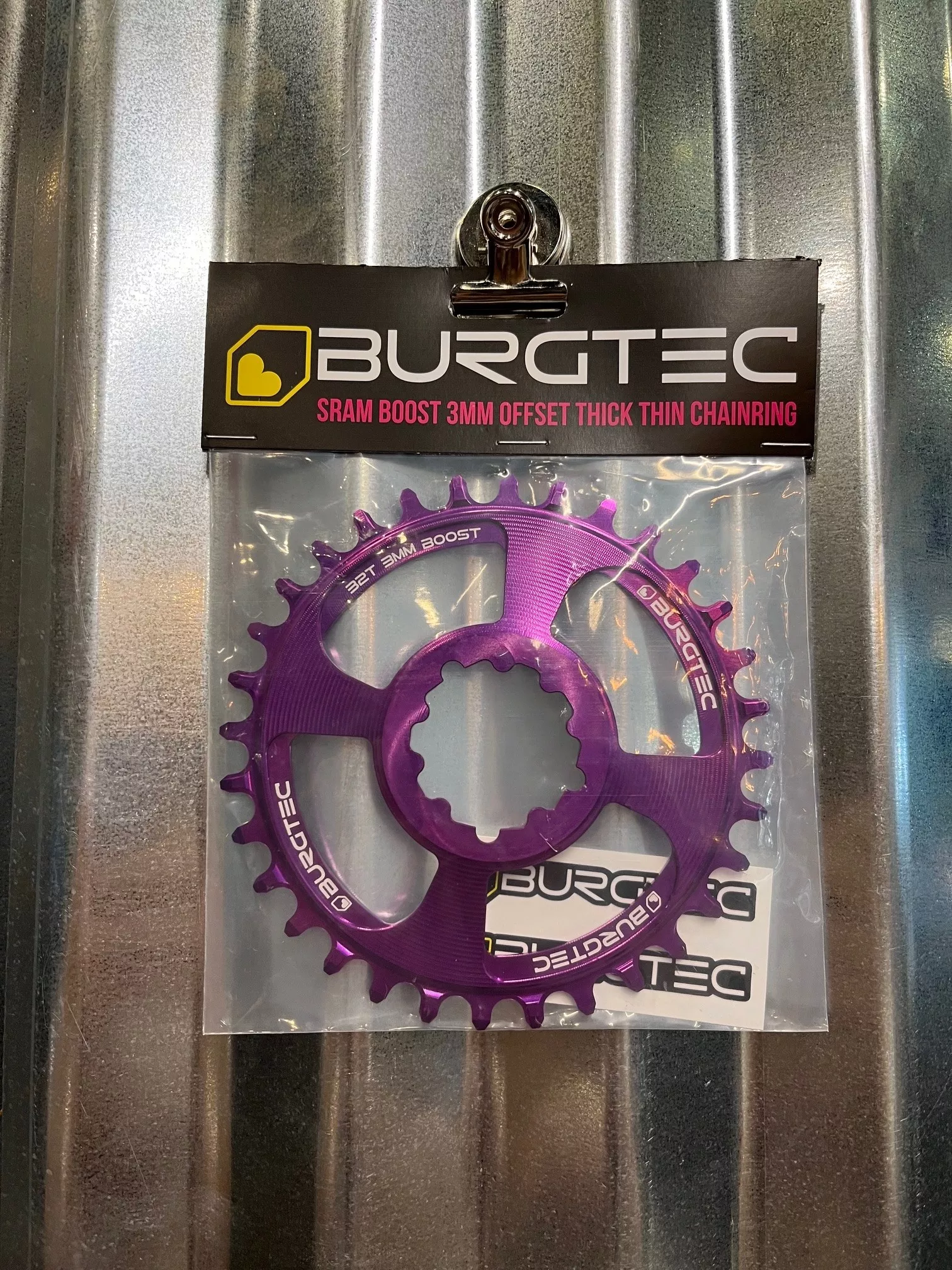 GXP Boost 3mm Thick Thin Chainring, 32T - Purple Rain