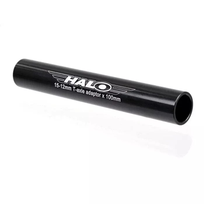 Halo Front Axle Sleeve 15-12mm Black