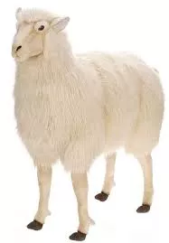 Hansa Creations SHEEP 42" Tall Lifesize Stuffed Animal Toy, 3660