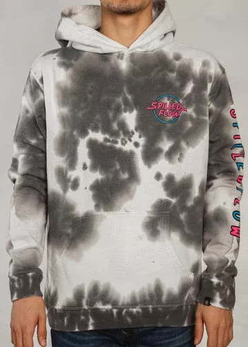 Hoodie tiedye spilled flow