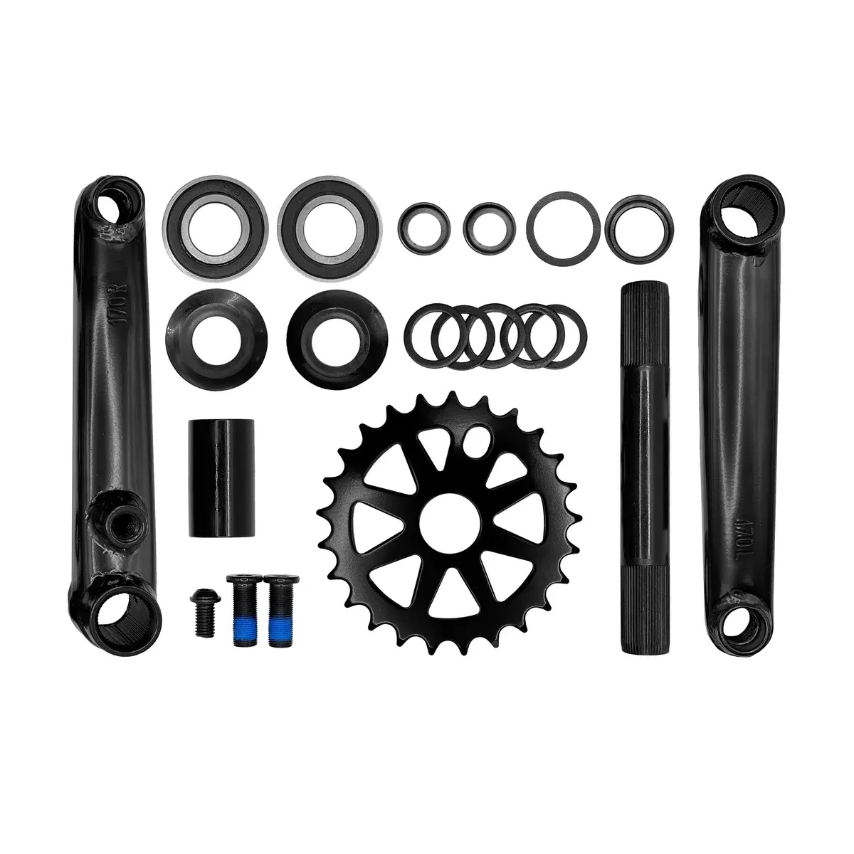 ISD 3pc Crank for Elite Destro BMX Bike