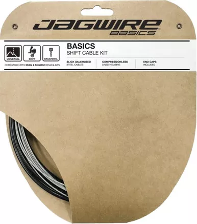Jagwire Basics Shift Kit for MTB/Road Bike Black