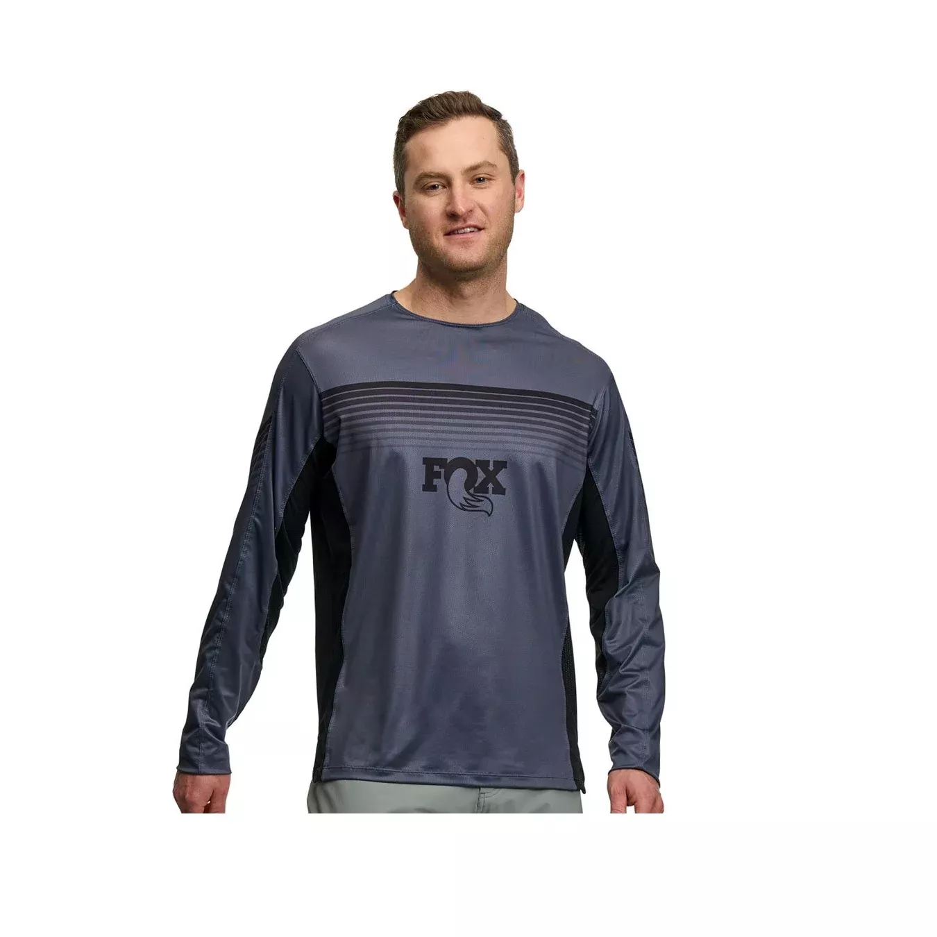 Jersey FOX Hightail manga larga Gris