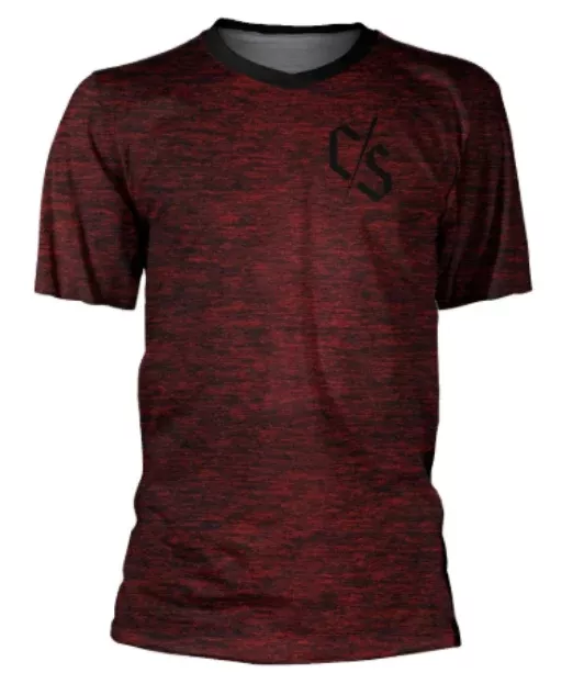 Jersey Heather Burgundy Loose Riders