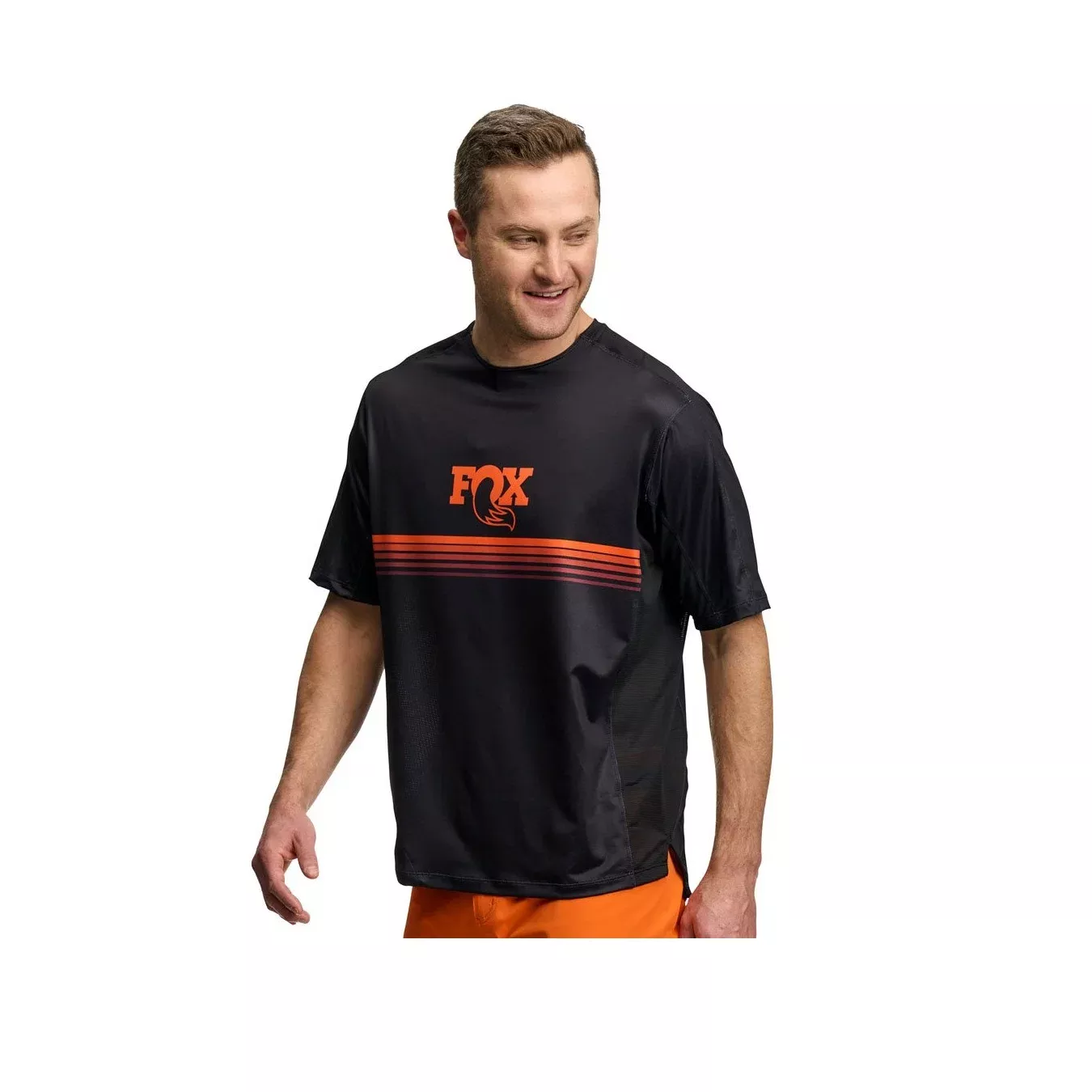 Jersey manga corta FOX Hightail Negro