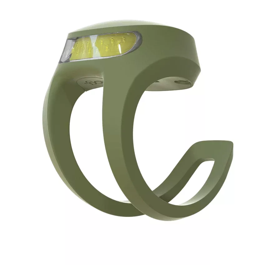Knog Front Light Frog Army Jacket Green 40 Lumens