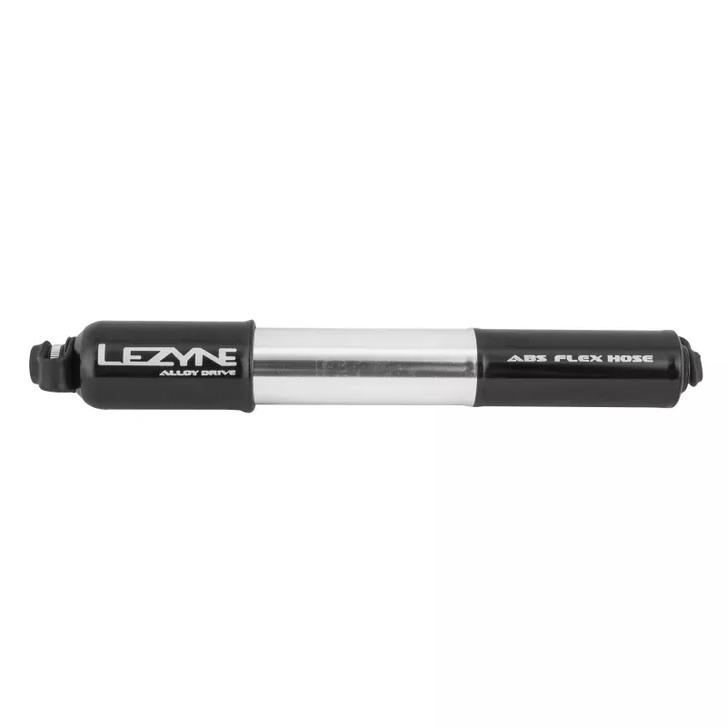 Lezyne ABS Alloy Drive Frame Pump Medium: Black/Polished Silver