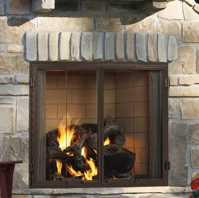 Majestic Castlewood 42" Outdoor Radiant Insulated Wood Burning Fireplace