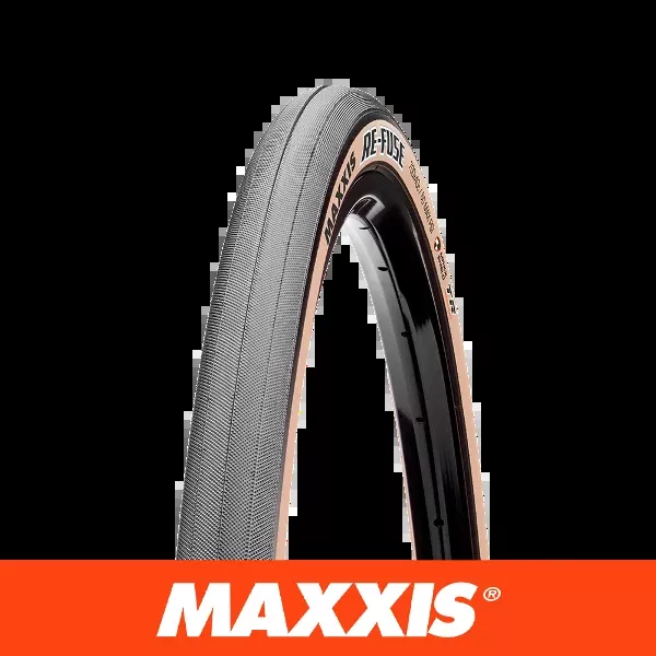Maxxis Refuse 700 X 32 60TPI Carbon Bead MaxxShield TR Folding Tyre Tanwall
