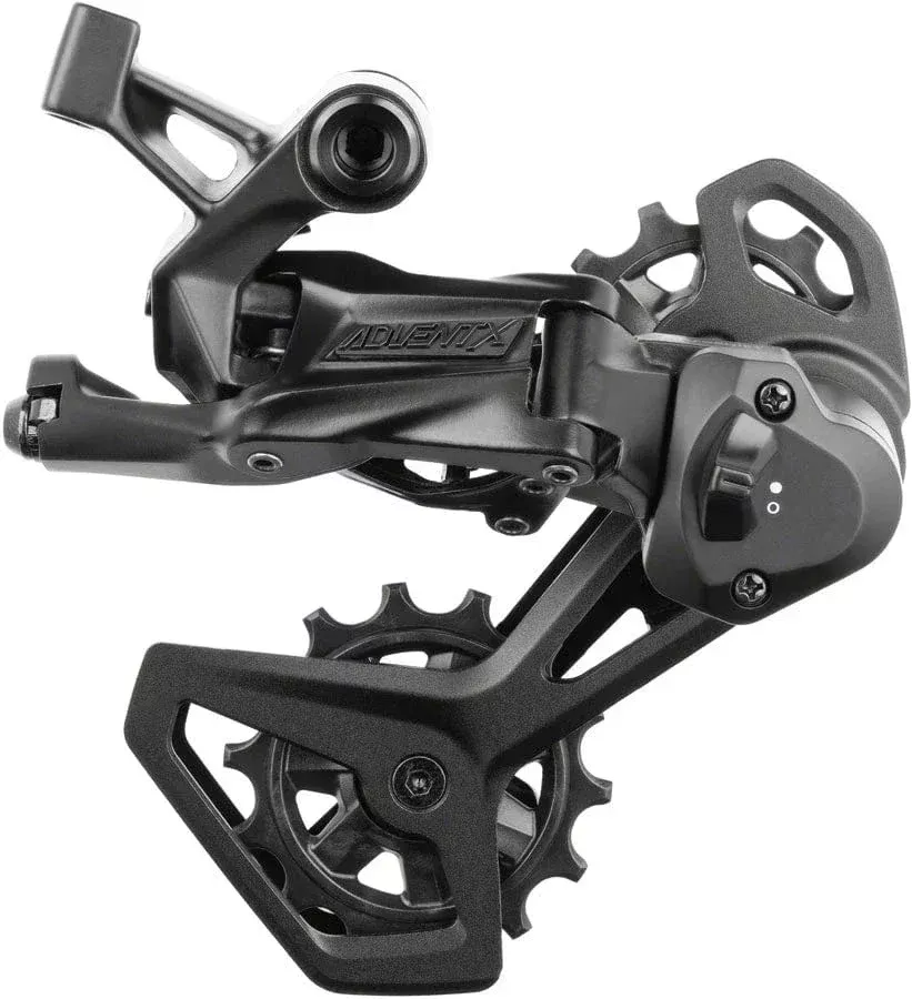 microSHIFT ADVENT X Rear Derailleur, RD-M6205AM, 10-Speed, Medium Cage, Black, With Clutch