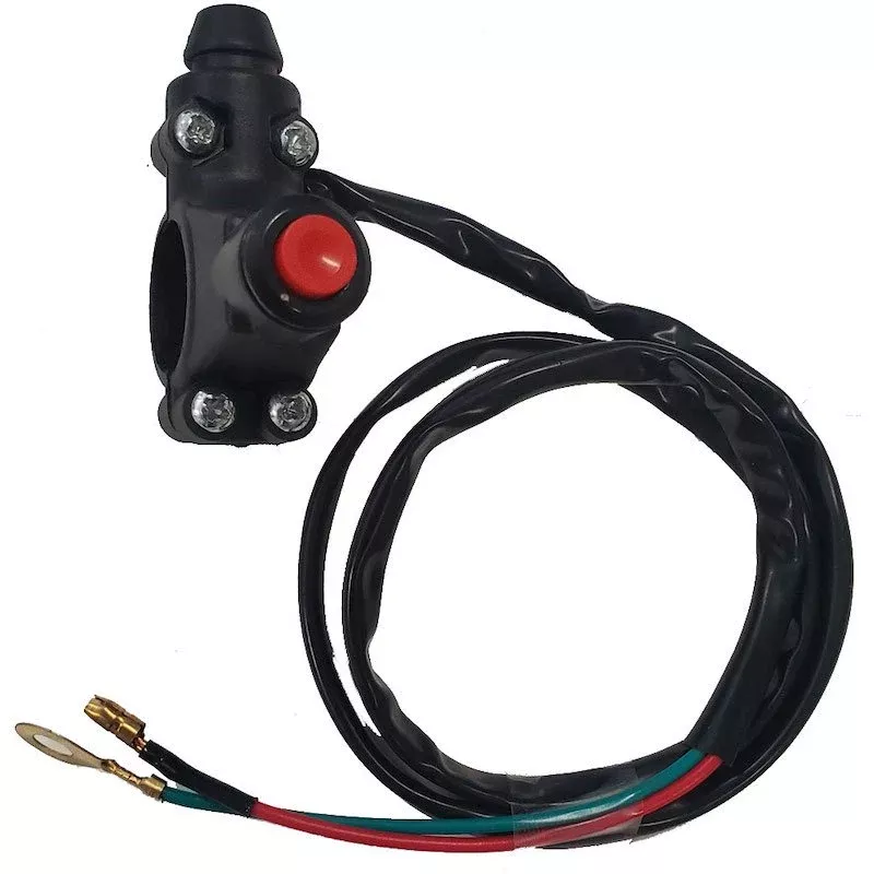 MotoTec Replacement TETHER KILL SWITCH BUTTON for Bandit Villain Mini Bike Scooters