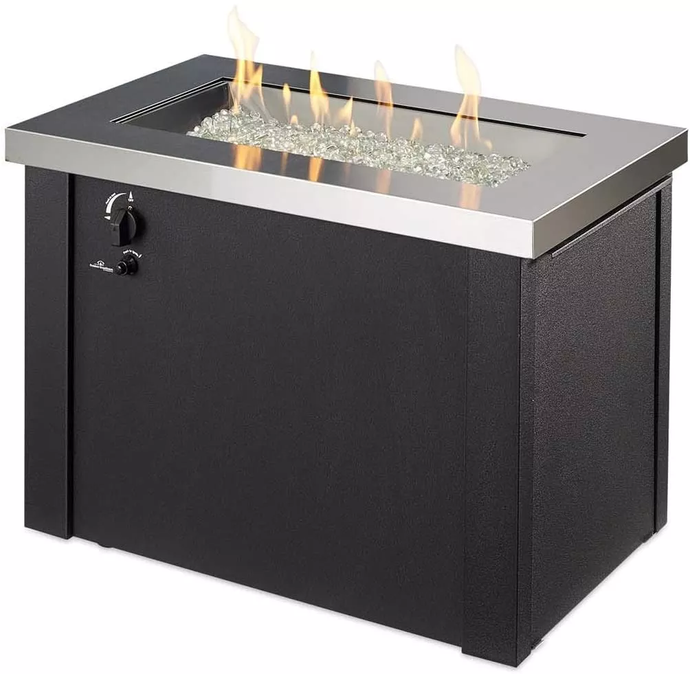 Outdoor GreatRoom PROVIDENCE PROV-1224 Rectangular Fire Pit Table