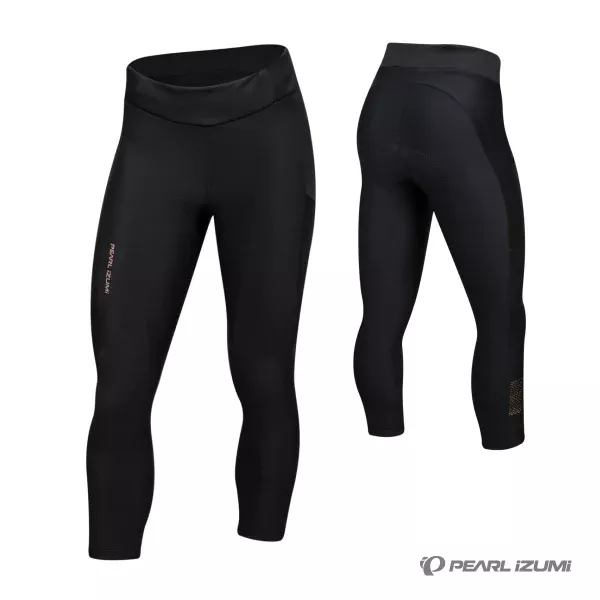Pearl Izumi Women's Tight Sugar Therm Cycling Crop Black