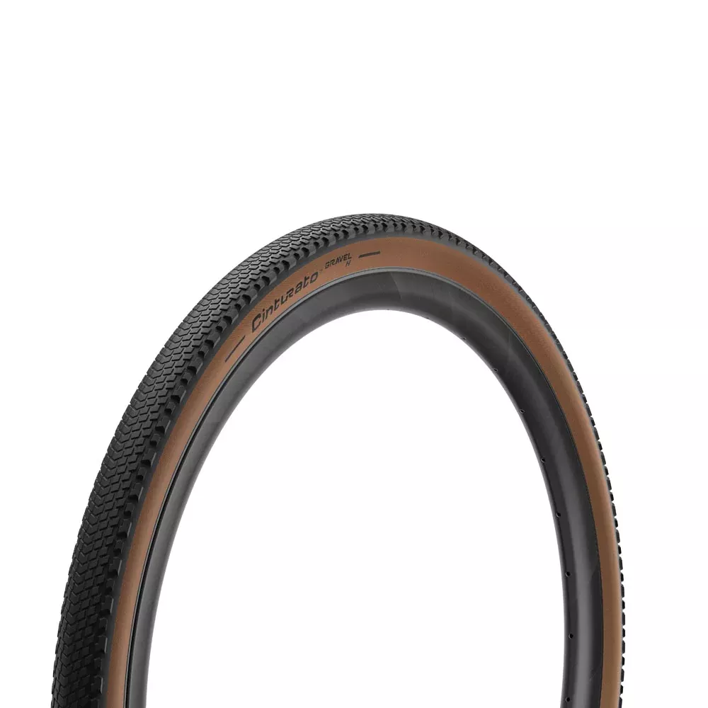 Pirelli Cinturato Gravel Classic Hard Terrain 700x40C Folding Tyre Tan/Black