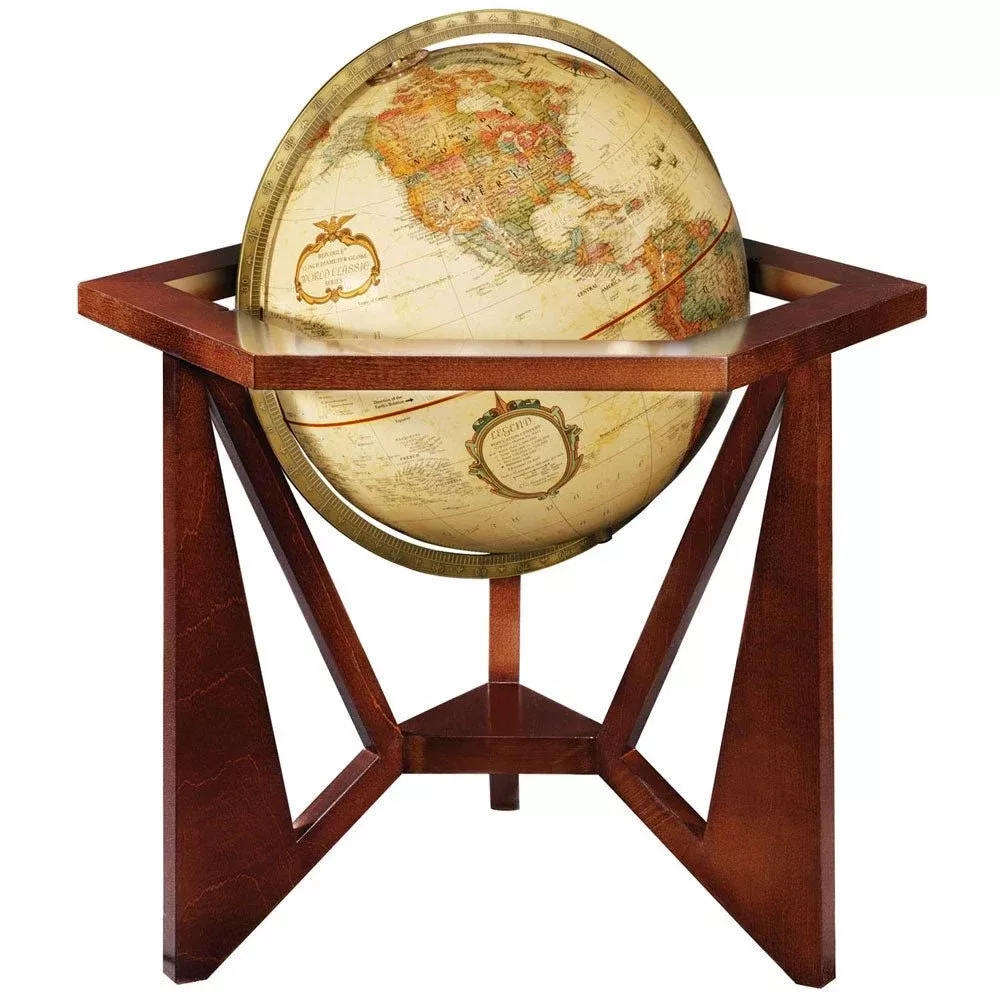 Replogle Frank Lloyd Wright 12" SAN MARCOS Antique Ocean Desktop Globe