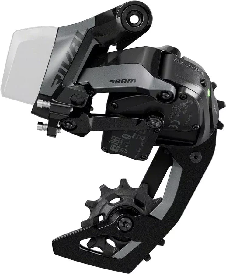 SRAM Rival AXS Rear Derailleur - 12-Speed 36t Max Battery Not Included Aluminum Cage BLK E1