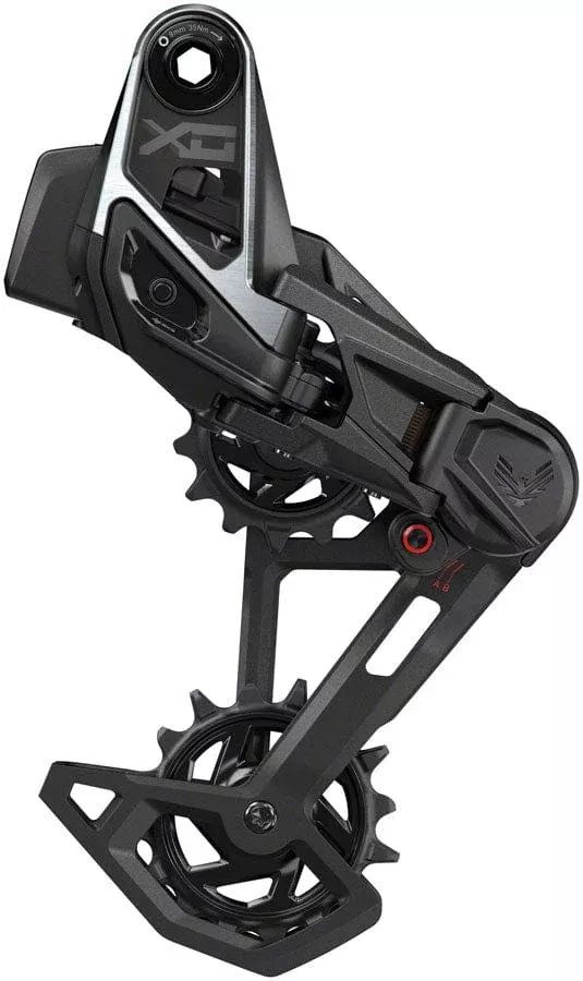 SRAM X0 Eagle T-Type AXS Rear Derailleur - 12-Speed 52t Max Battery Not Included UDH Hangerless Aluminum Cage BLK/Silver