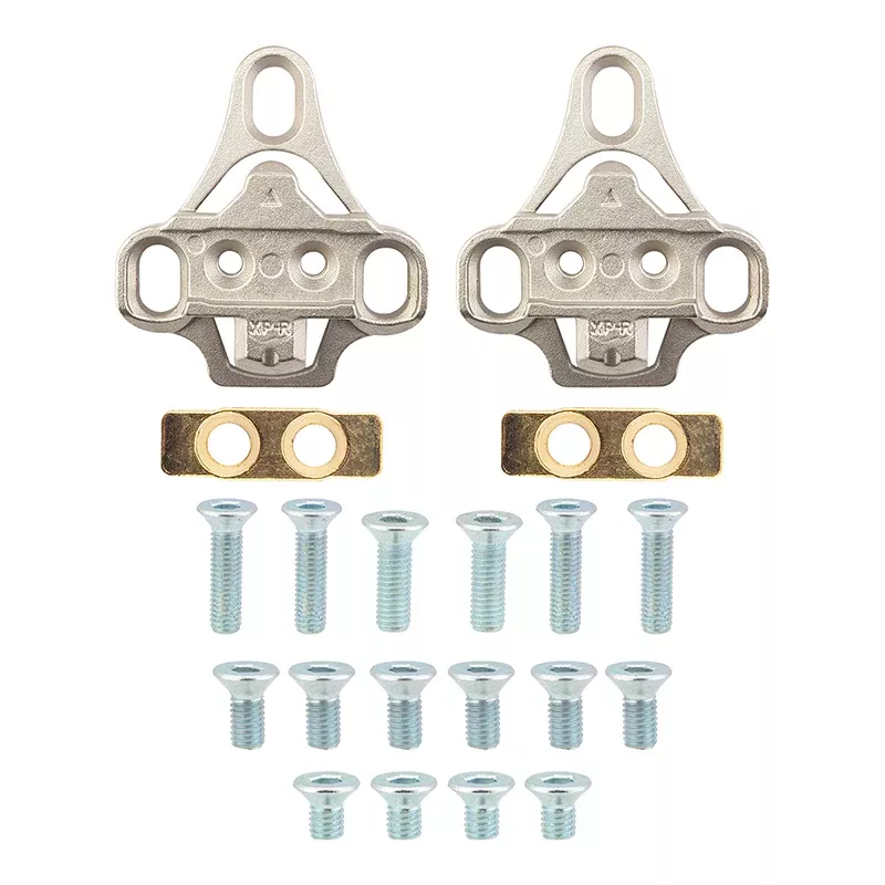 Sunlite 3-Bolt Road Shoe to SPD Pedal CleatsSilver SPD Cleat adapters only Alloy