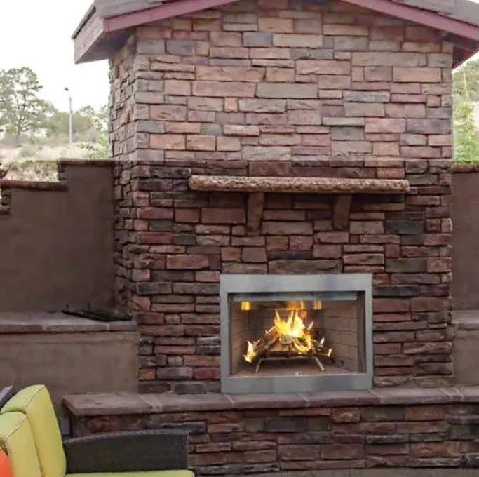 Superior 36" WRE3036 Outdoor Radiant Wood Burning Fireplace
