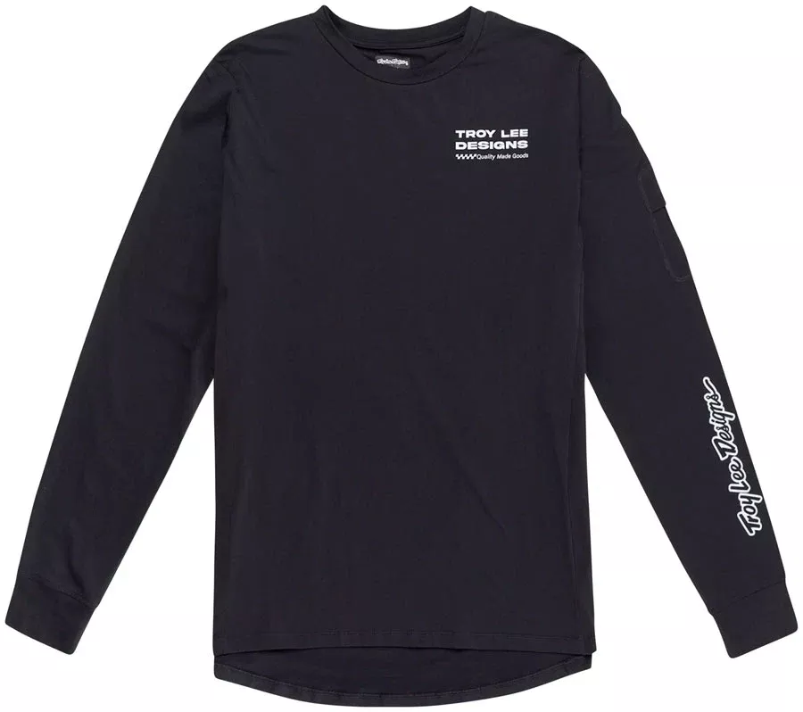 Troy Lee Designs Ruckus Long Sleeve Ride Tee – Factory Carbon Large