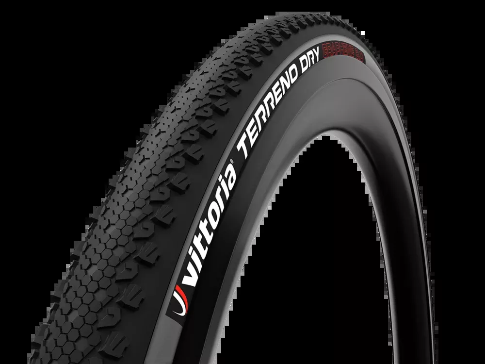 Vittoria Terreno Dry Gravel 700x38c G2 Tubeless TNT Folding Tyre Anthracite/Blk