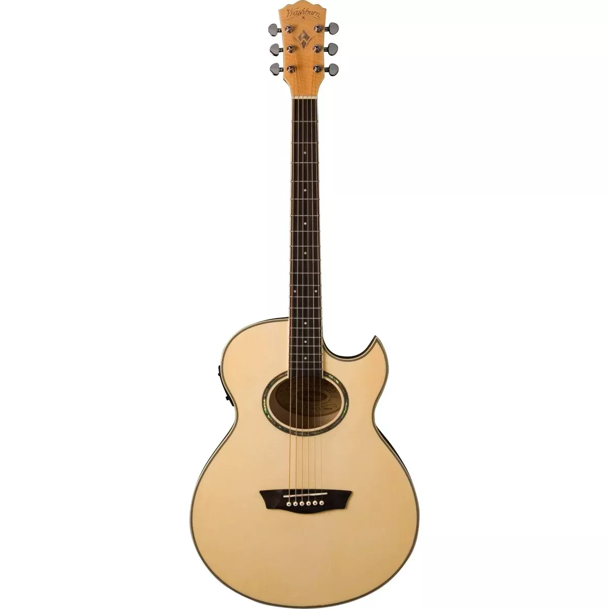 Washburn EA20 Festival Series Florentine Cutaway Electric Acoustic Guitar